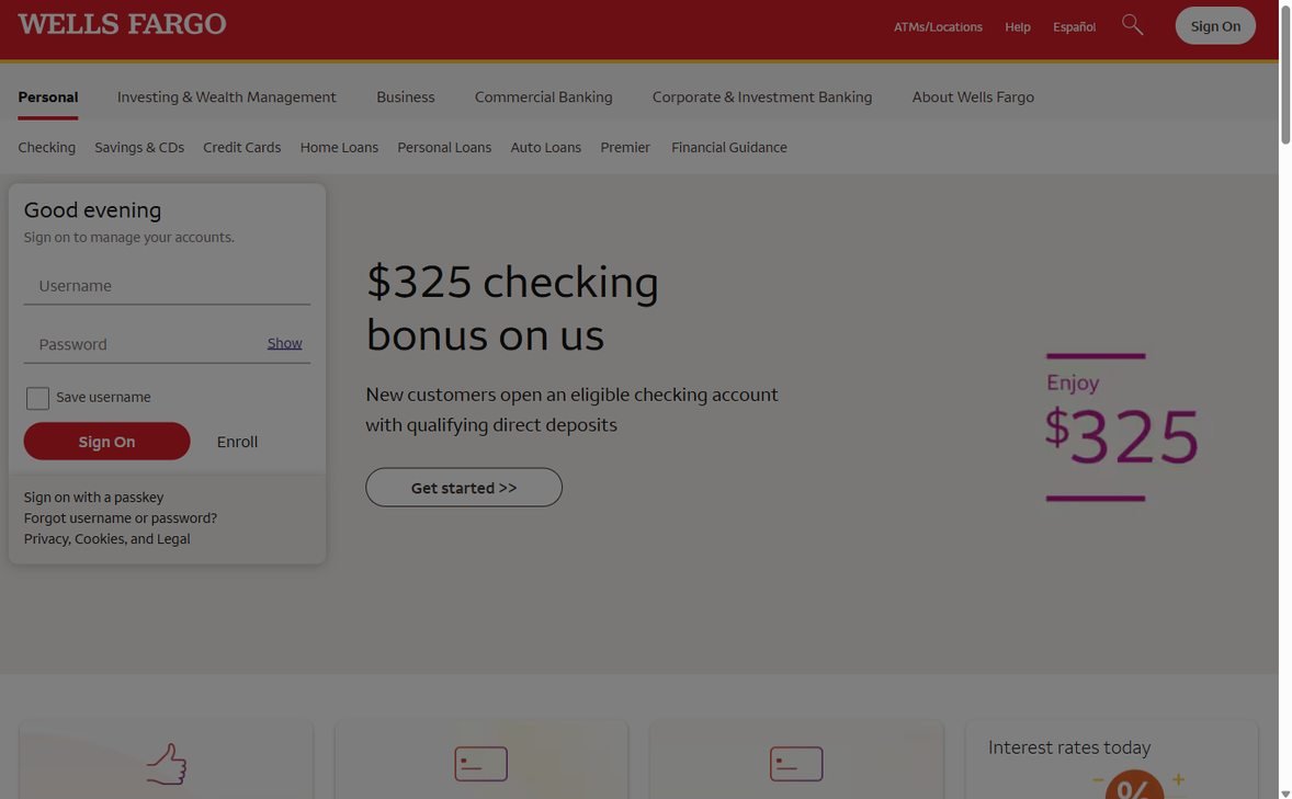 Wells Fargo – wellsfargo.com
